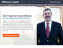 Tablet Screenshot of dfwtaxattorney.com